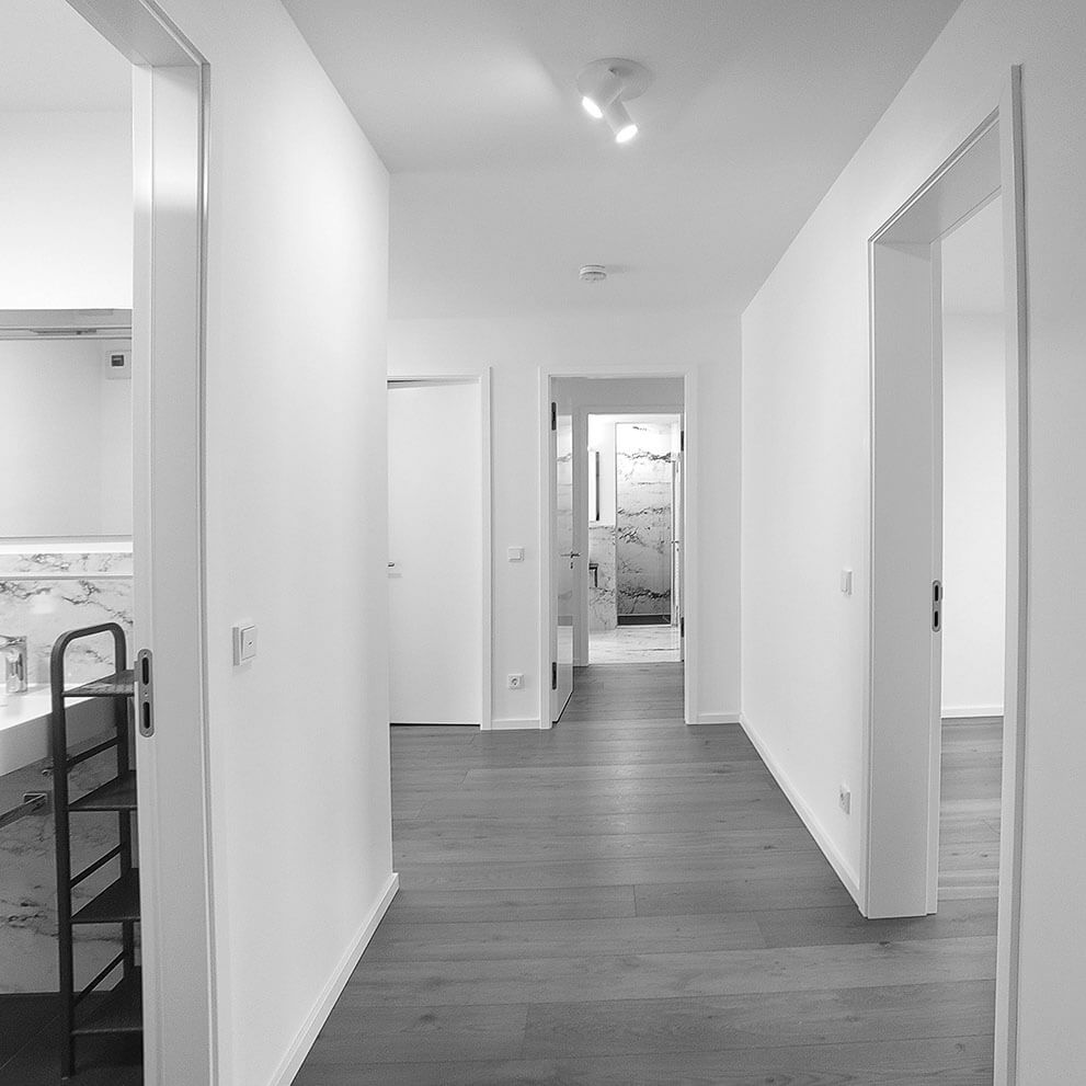 Zugang Master-Bedroom und Master-Bad