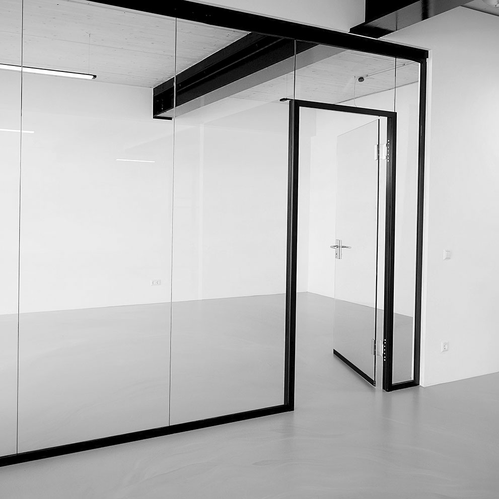 Quint-it Glastrennwände in Büro